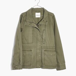 Madewell Passage Jacket in Olive - 100% Cotton